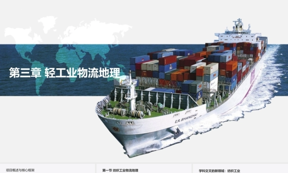 物流地理：轻工业物流地理PPT教学课件.pptx