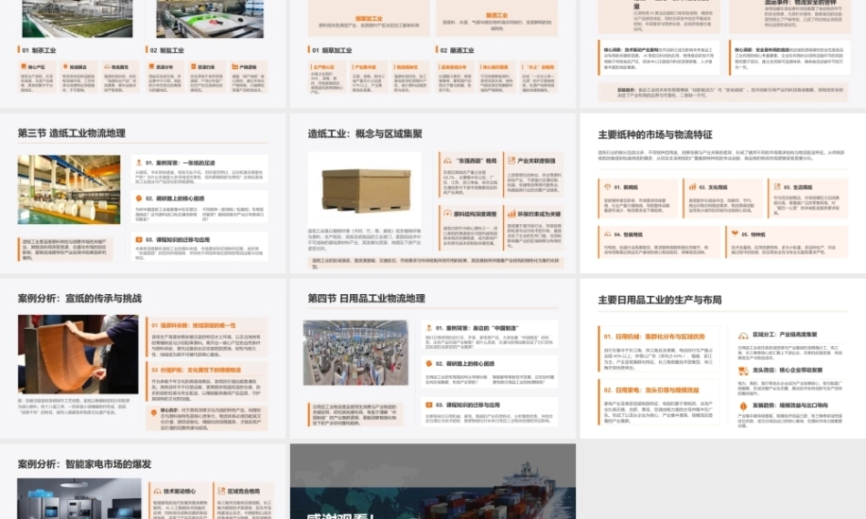 物流地理：轻工业物流地理PPT教学课件.pptx