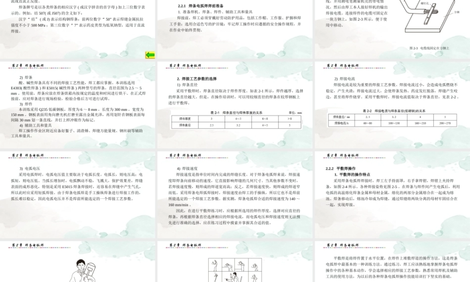 现代焊接技能实训指导：焊条电弧焊PPT教学课件.pptx
