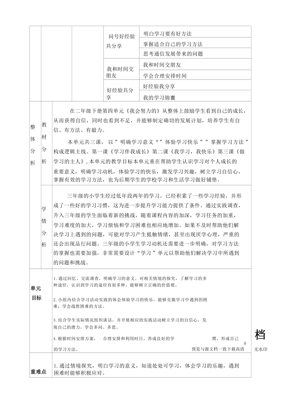 统编版道德与法治三年级上册全册大单元整体教学设计.pdf_第3页