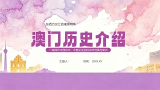 澳门历史介绍PPT主题课件.pptx