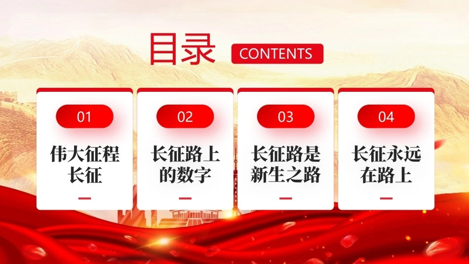 红军长征胜利90周年纪念日PPT铭记伟大长征精神.pptx_第2页