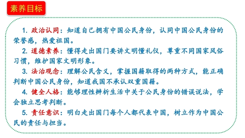 新部编版（2026秋）道德与法治六年级上册《4.1我是中国公民我们的公民身份》教学课件.pptx_第2页