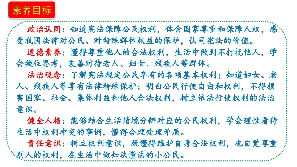 新部编版（2026秋）道德与法治六年级上册《5.1公民的基本权利和义务公民的基本权利》教学课件.pptx_第2页