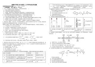 树德中学2027届高三上学期开学考试 化学+答案.pdf