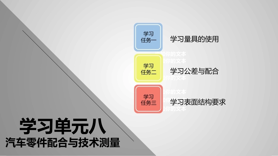 汽车机械基础：汽车零件配合与技术测量PPT教学课件.pptx_第2页