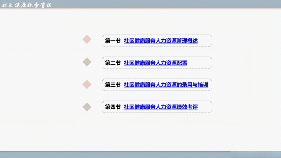 社区健康服务与管理：社区健康服务人力资源管理PPT教学课件.pptx_第2页
