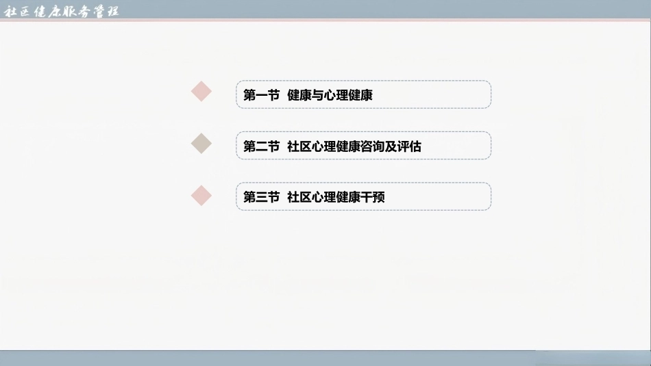 社区健康服务与管理：社区心理健康管理PPT教学课件.pptx_第2页