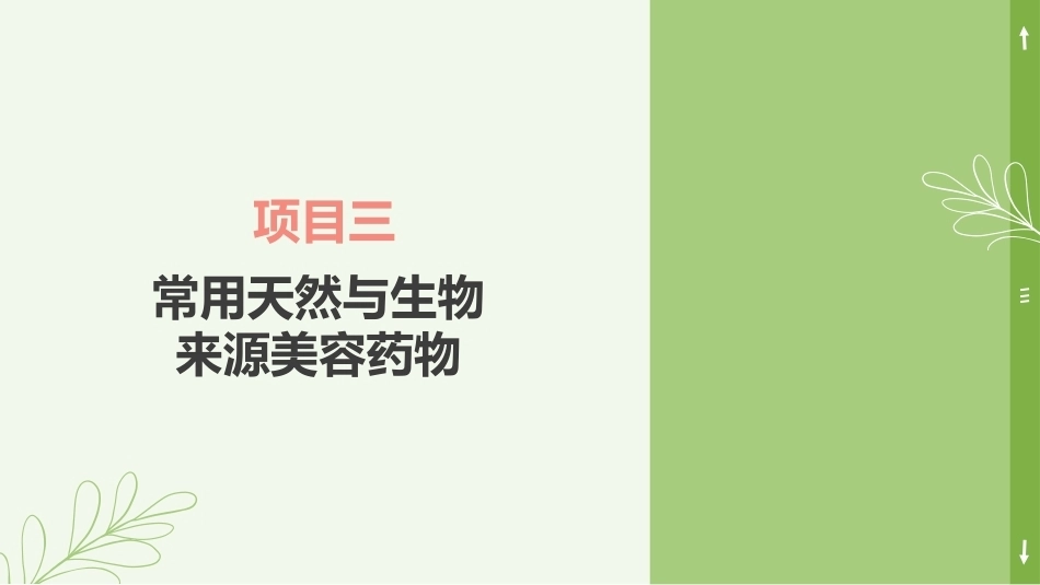 实用美容药物：常用天然与生物来源美容药物PPT教学课件.pptx_第1页