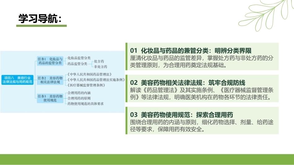 实用美容药物：美容行业法律法规与用药规范PPT教学课件.pptx_第2页
