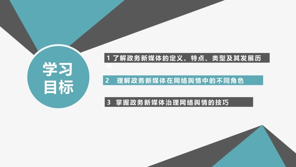 网络舆情概论（微课版）：政务新媒体与网络舆情PPT教学课件.pptx_第3页
