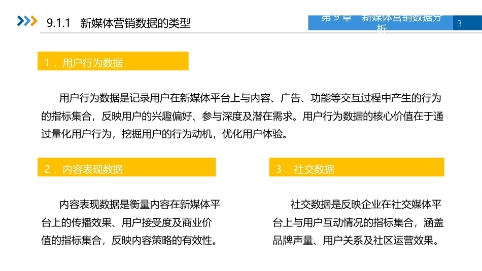 新媒体营销与案例分析（微课版第2版）：新媒体营销数据分析PPT教学课件.pptx_第3页
