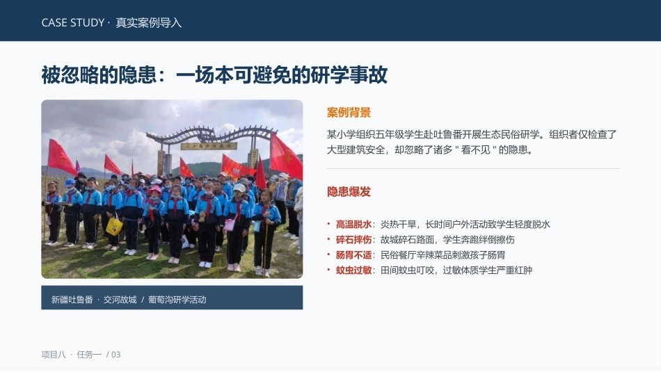 研学旅行产品设计实务：安全保障与风险管理PPT教学课件.pptx_第3页