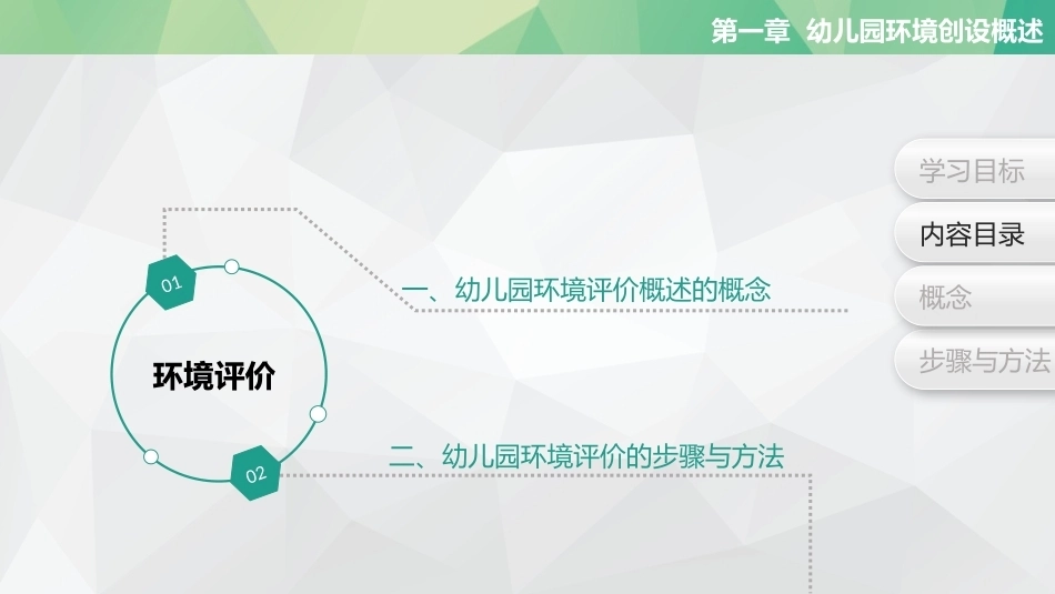 幼儿园环境创设与玩教具制作第2版：幼儿园环境评价PPT教学课件.pptx_第3页