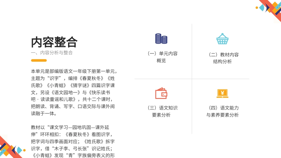 2026秋人教版语文一年级下册大单元整体教学设计整册合集八个单元课件.pptx_第3页