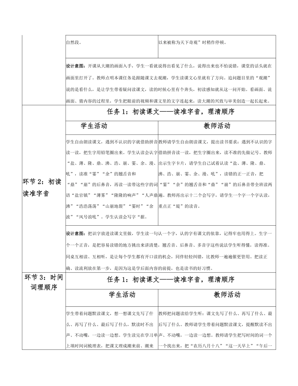 2026秋统编人教版小学语文四年级上册全册分课时教学设计（PDF版）共90课时.pdf_第3页