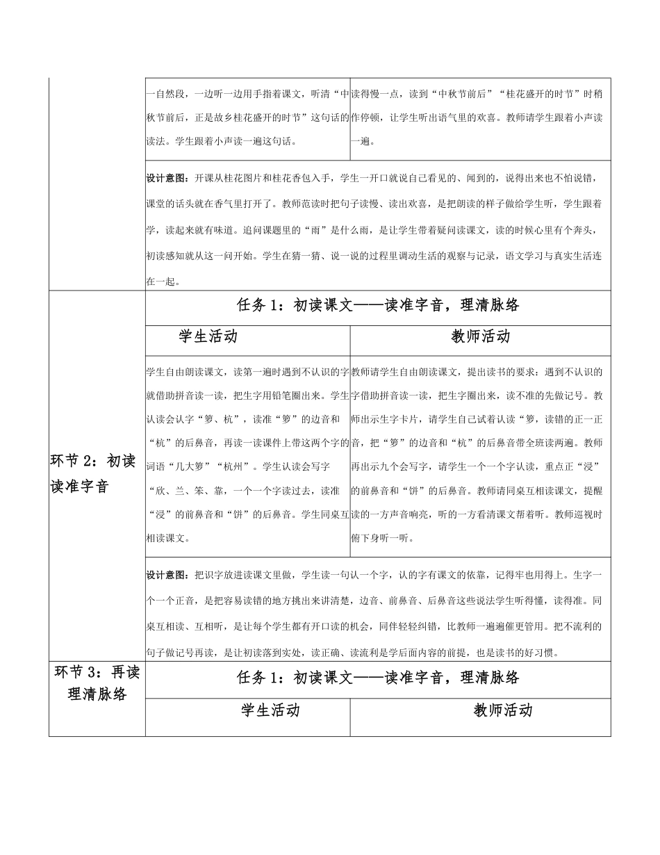 2026秋统编人教版小学语文五年级上册全册分课时教学设计（PDF版）共96课时.pdf_第3页