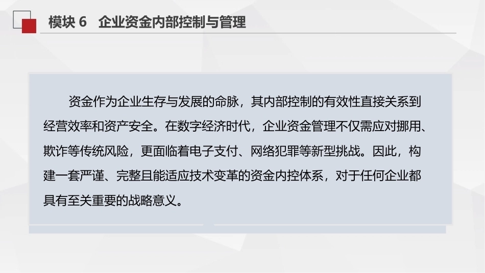 出纳与资金管理（中职）：企业资金内部控制与管理PPT教学课件.pptx_第2页