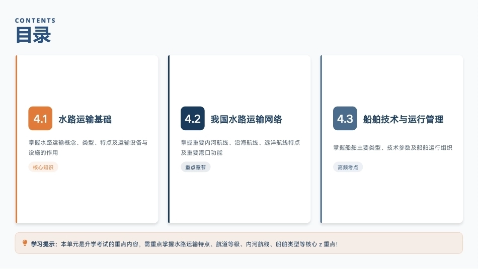 交通运输概论（中职）：水路运输PPT教学课件.pptx_第2页