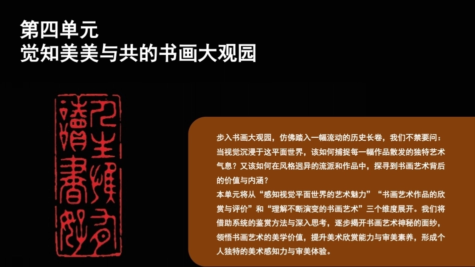 美术鉴赏与实践（中职）：觉知美美与共的书画大观园PPT教学课件.pptx_第3页