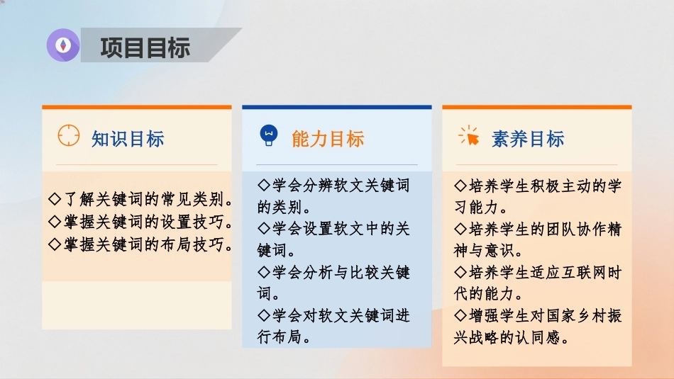 商务软文写作（第3版中职）：设置软文关键词PPT教学课件.pptx_第3页