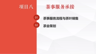 茶事服务第二版(茶艺师国家职业技能)：茶事服务承接PPT教学课件.pptx