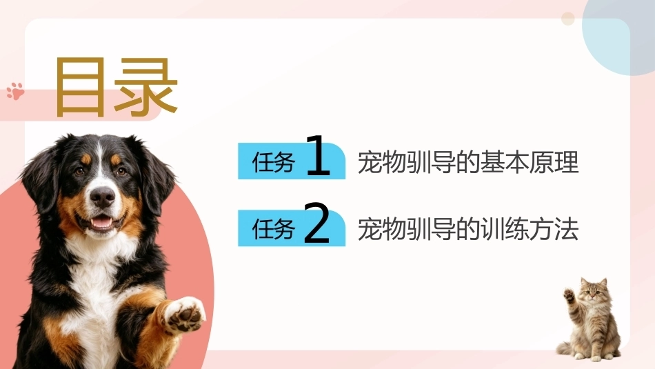 宠物行为与驯导：宠物驯导的基本原理与方法PPT教学课件.pptx_第2页