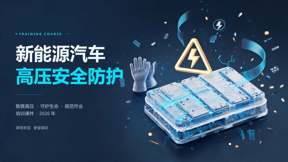 纯电动汽车构造与检修：高压安全防护PPT教学课件.pptx_第1页