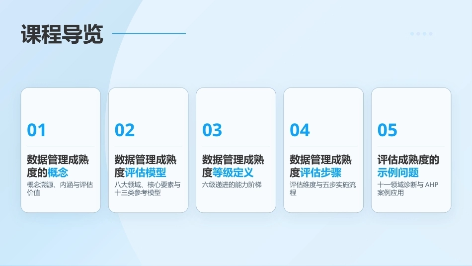 大数据管理概论：大数据管理成熟度评估PPT教学课件.pptx_第2页