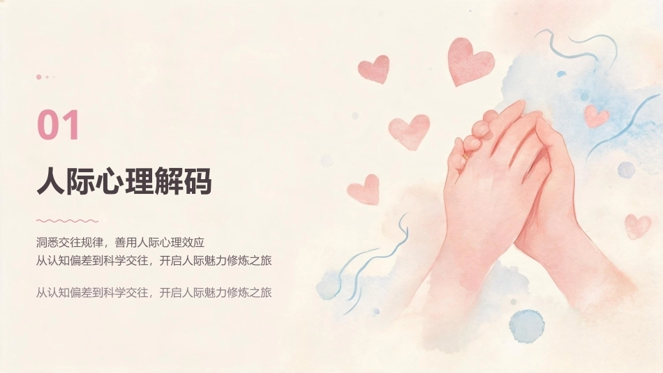 大学生心理健康教育：人际魅力养成营：人际心理解码+沟通效能训练PPT教学课件.pptx_第3页