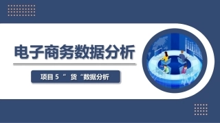 电子商务数据分析：”货“数据分析PPT教学课件.pptx