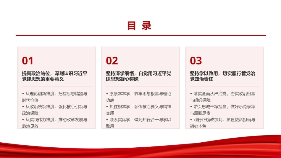 2026深入学习贯彻党建思想PPT切实履行管党治党政治责任.pptx_第3页