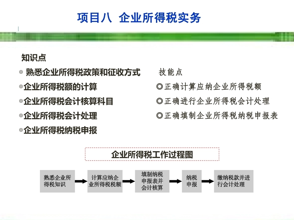 新编企业纳税实务（第4版）：企业所得税实务PPT教学课件.pptx_第2页