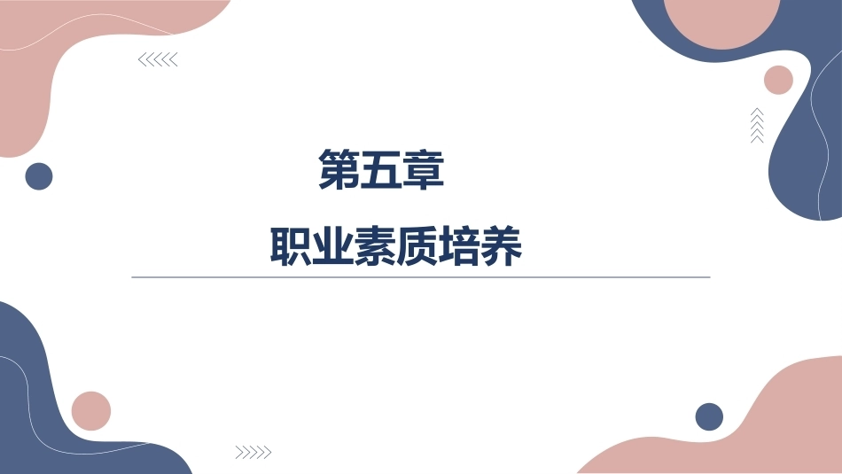 大学生职业发展与就业指导：职业素质培养PPT教学课件.pptx_第1页