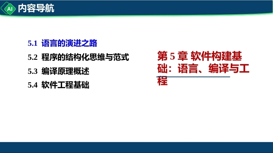 计算机与人工智能导论：第5章 软件构建基础：语言、编译与工程PPT教学课件.pptx_第3页