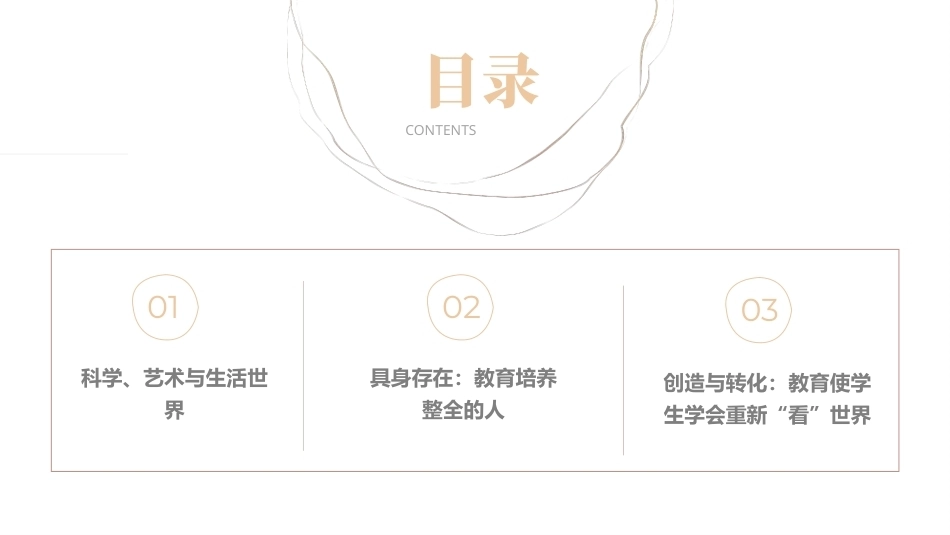 教育哲学（美学的视角）：使学生具身地投入世界-梅洛-庞蒂美学思想的教育启示PPT教学课件.pptx_第3页