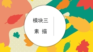 美工基础：素 描PPT教学课件.pptx