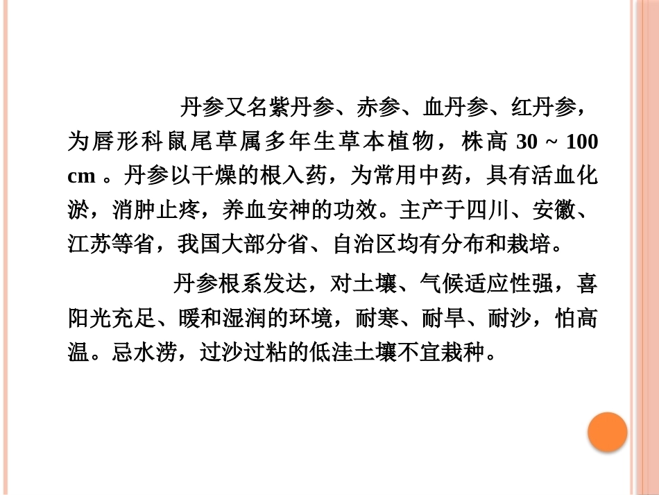 特种经济作物栽培技术微课版（第2版）：丹参栽培技术PPT教学课件.pptx_第2页