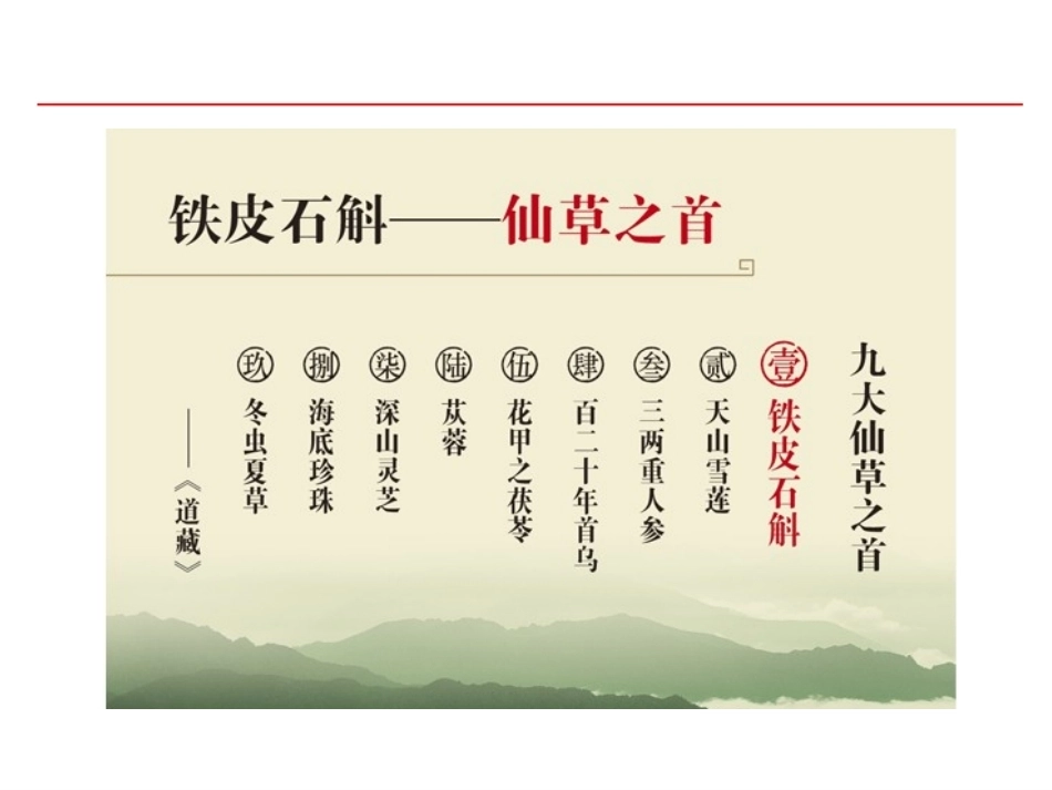 特种经济作物栽培技术微课版（第2版）：石斛栽培技术PPT教学课件.pptx_第1页