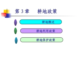 土地政策：第3章耕地政策.pptx