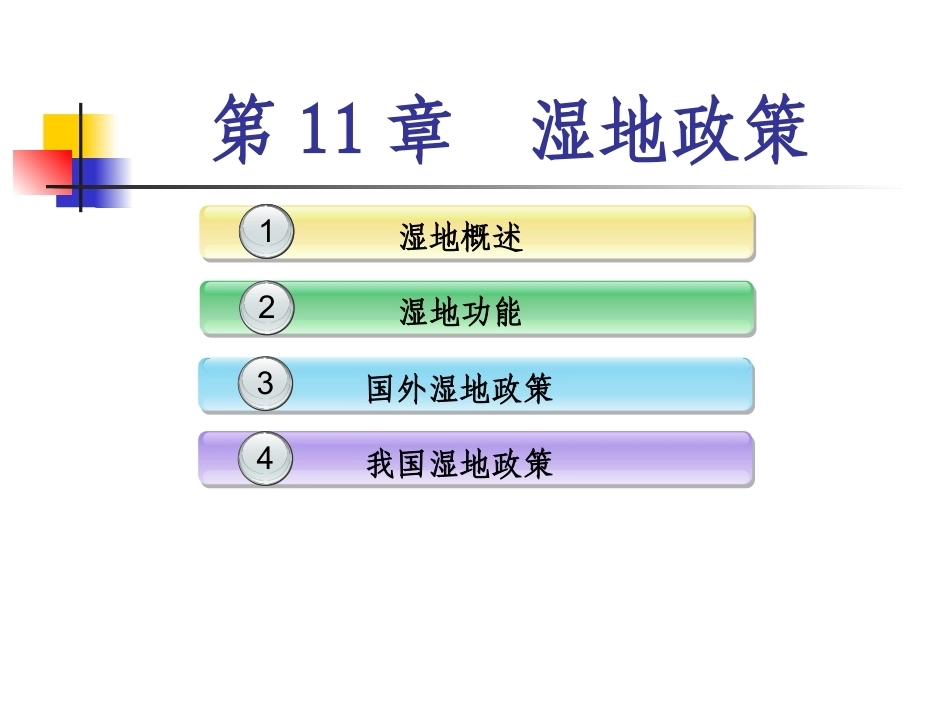 土地政策：第11章湿地政策.pptx_第1页