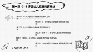 0-3岁婴幼儿家庭教育与指导：0—3岁婴幼儿家庭教育概述PPT教学课件.pptx