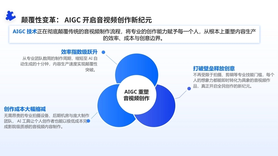 AIGC基础与应用：AIGC音频和视频生成与应用PPT教学课件.pptx_第3页