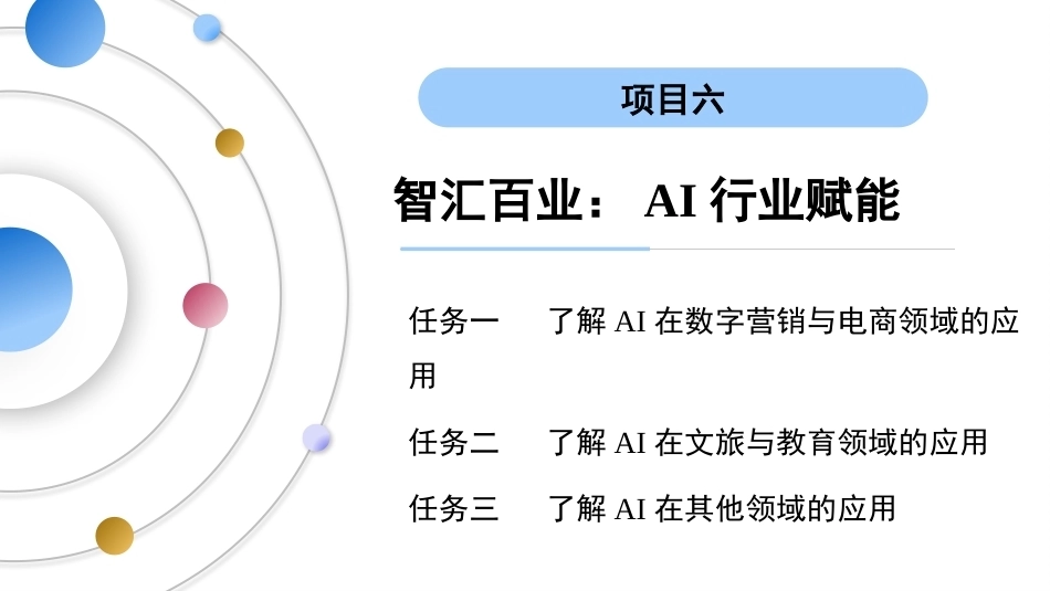 AI通识教程（中职）：智汇百业-AI行业赋能PPT教学课件.pptx_第3页