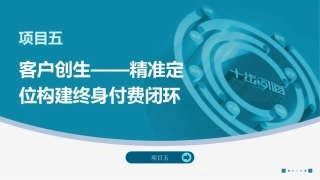 创业实践-模型与案例（现代职教版）：客户创生——精准定位构建终身付费闭环PPT教学课件.pptx