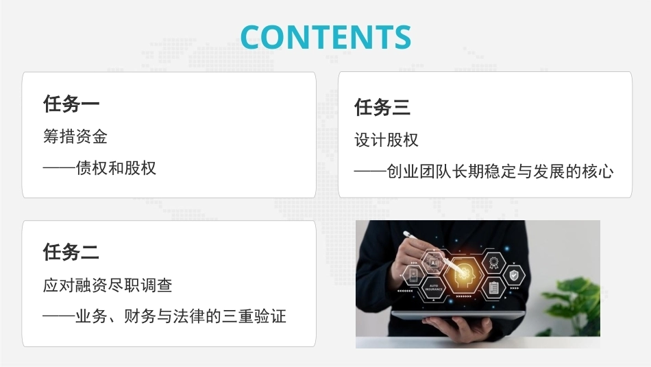 创业实践-模型与案例（现代职教版）：融资实战——与财务合伙人算赢未来PPT教学课件.pptx_第2页