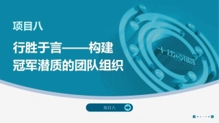 创业实践-模型与案例（现代职教版）：行胜于言——构建冠军潜质的团队组织PPT教学课件.pptx
