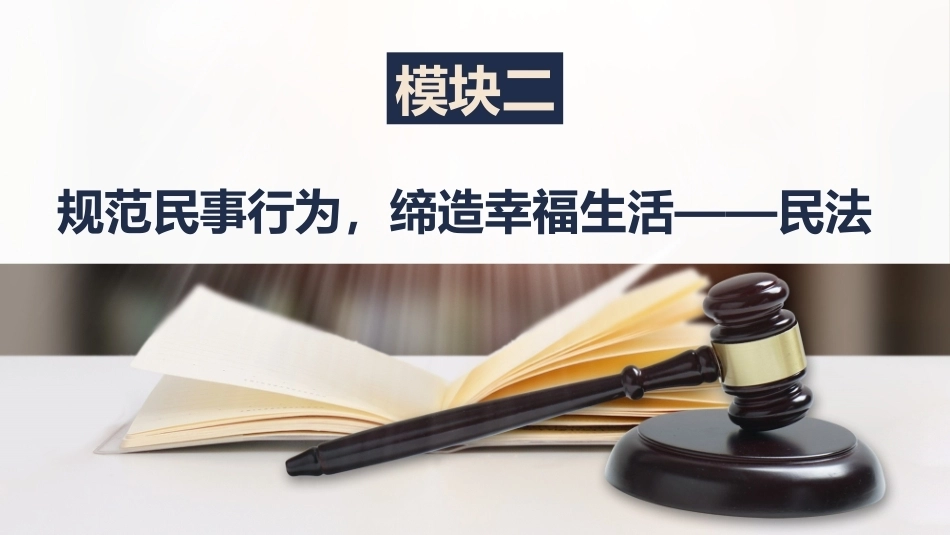 法律常识：规范民事行为，缔造幸福生活——民法PPT教学课件.pptx_第2页