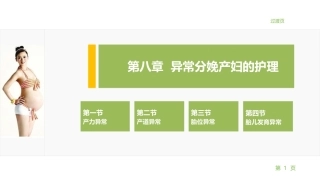 妇产科护理学：异常分娩产妇的护理PPT教学课件.pptx