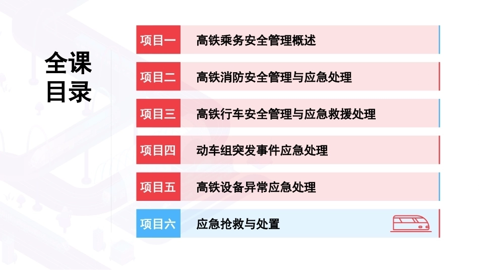 高铁乘务安全管理与应急处理：应急抢救与处置PPT教学课件.pptx_第2页